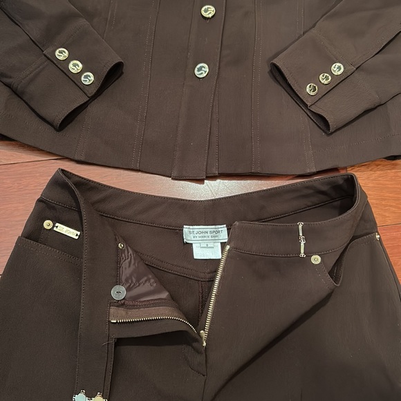ST JOHN SPORT by Marie Gray pant suit - Picture 5 of 8